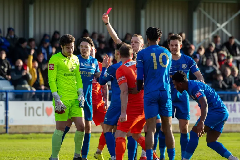Photo 94 of 96, Bury Town vs Lowestoft Town 02/01/2023