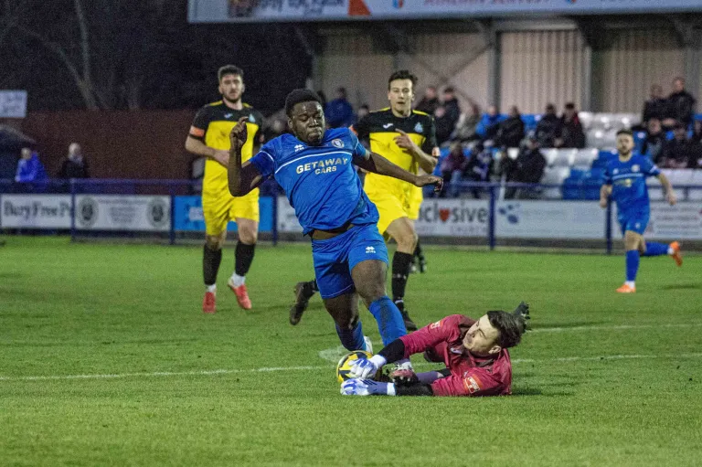 Photo 23 of 30, Bury Town vs Great Wakering Rovers 04/02/2023